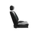 LeMans B85 Kunstleder schwarz / Sitzfläche Pepita (2 Stück)