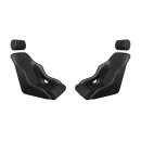 Rally ST B72 Kunstleder / Sitzfläche genoppt schwarz (2 Stück)