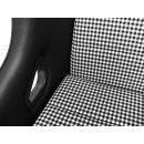 Rally ST B75 Leatherette black / Houndstooth (2 Pieces)