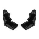 Monza B984 Leatherette / Corduroy black (2 Pieces)