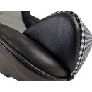 Monza B895 Kunstleder schwarz / Pepita (2 Stück)