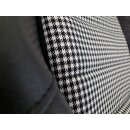 Monza B895 Kunstleder schwarz / Pepita (2 Stück)