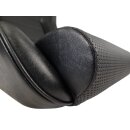 Sport Stradale B52 Kunstleder schwarz / Sitzfläche genoppt