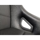 Sport Stradale B52 Kunstleder schwarz / Sitzfläche genoppt