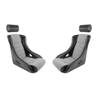 Sport Stradale B55 Kunstleder schwarz / Pepita