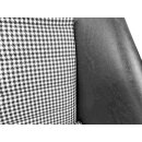 Modell 14 B95 Kunstleder schwarz / Sitzfläche Pepita (2 Stück)