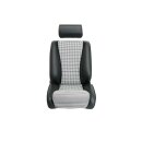 LeMans Kunstleder / Sitzfläche Pepita Komplettset für Porsche 911 F-Modell